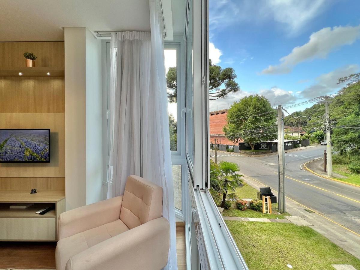 Dom Fioreze 205 - Apto Em Gramado Ao Lado Do Hotel Colline De France 외부 사진